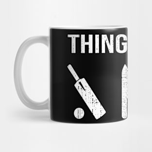 Things I Love Cricket Eat Sleep Gift idea Saying Mug